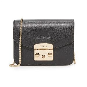 Furla Metropolis mini crossbody nero